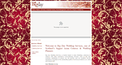 Desktop Screenshot of bigdayservices.com