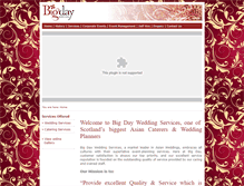 Tablet Screenshot of bigdayservices.com